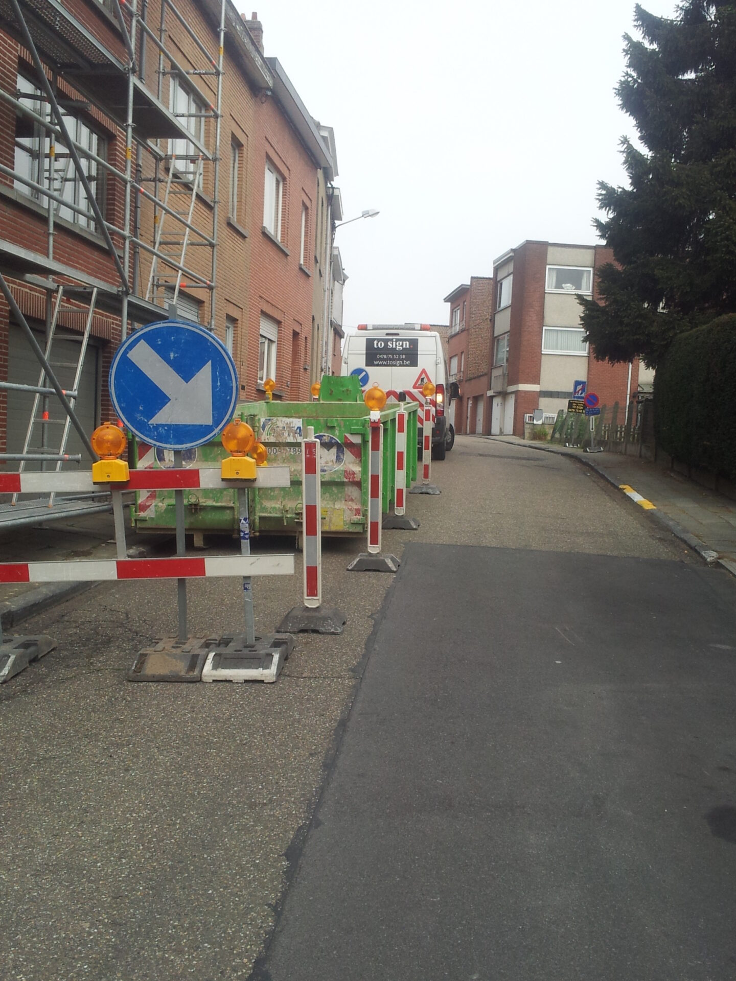 To Sign verhuur wegsignalisatie en mini-gravers Gent verkeersborden